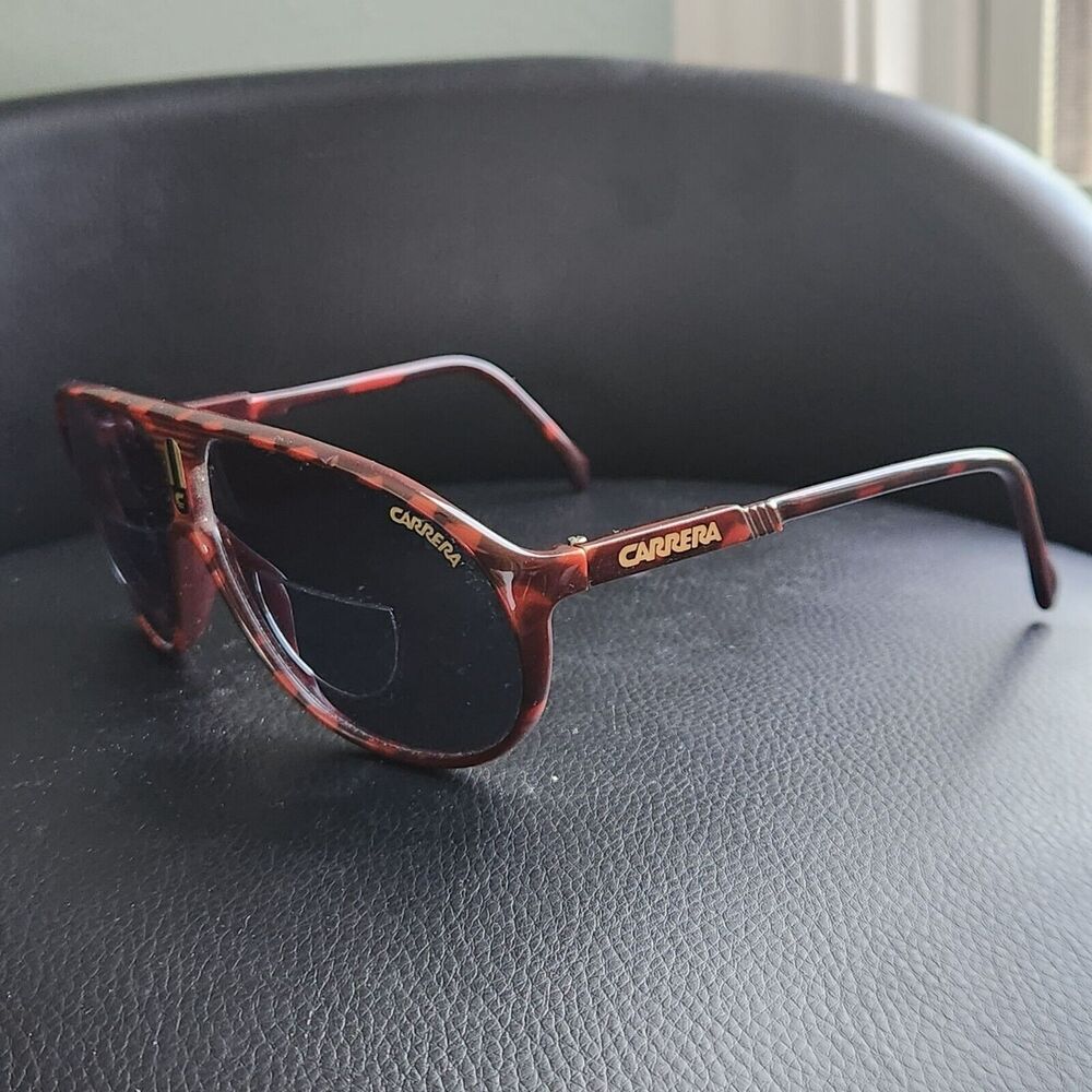 Carrera 5412 Sunglasses Aviator Vintage 80s Miami Vice Readers 31 66 10 Germany - Picture 7 of 16